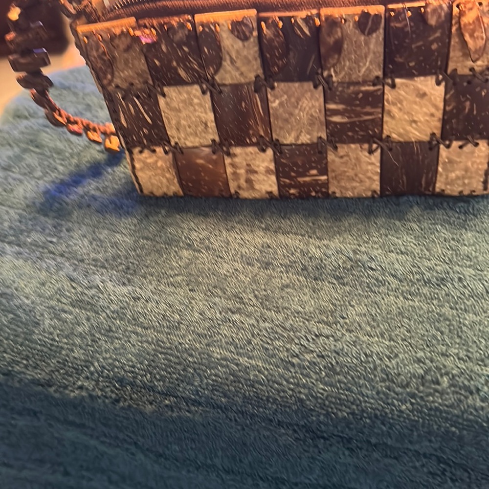 Very different purse brown and beige earth tone colors